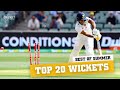 Top 20 wickets of the 2020-21 international season