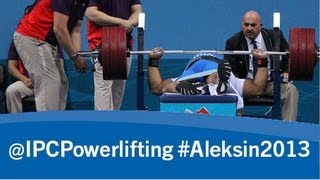 preview picture of video 'Powerlifting - men's -107kg, +107kg - 2013 IPC Powerlifting European Open Championships Aleksin'