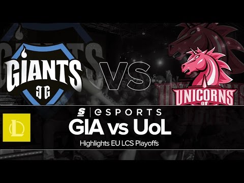 Highlights: GIA vs UOL (EU LCS Summer Playoffs Quarterfinals)