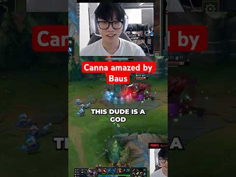 How Baus earned T1 Canna's respect #shorts #leagueoflegends #thebausffs