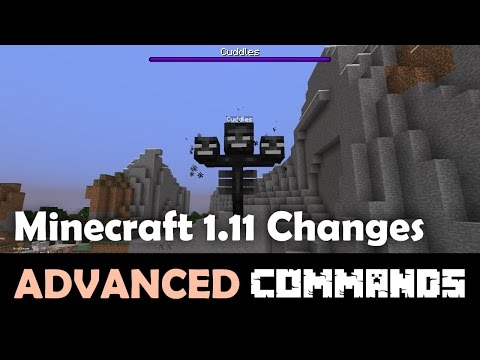 slicedlime - Advanced Commands Tutorial - Command and Map Making Changes in Minecraft 1.11