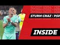 FANS ARE BACK IN EUROPEAN AWAY GAMES ??⚪ | INSIDE Sturm Graz - PSV