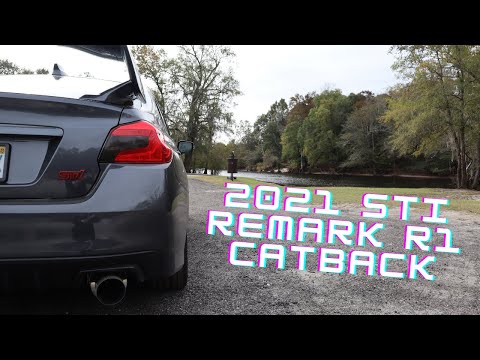 2021 STI Remark R1 Catback Exhaust (Sounds clips/First Impressions)