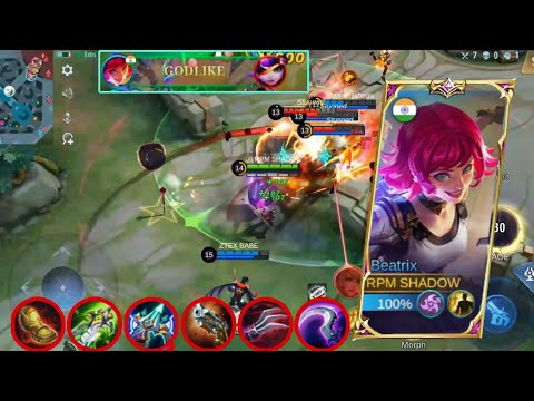Beatrix Best Build 2023 || Mobile legends ~MLBB