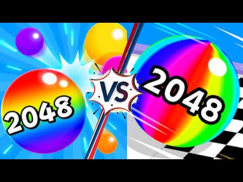 2048 | ball run 2048 ball run Infinity Ball Run 2048 vs Bump Merge 2048 #cutiepie22yt
