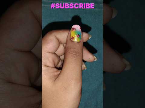 Nail art||by sahithi's Crafts|| #trending #nailart #ytshorts