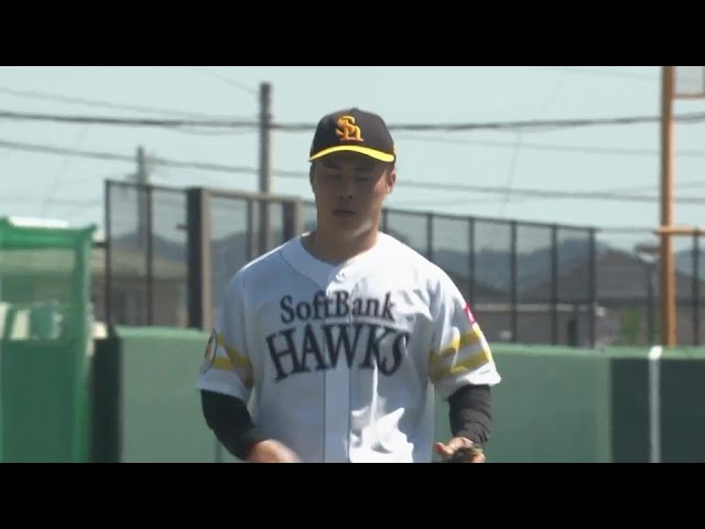 【ファーム】3イニングを無失点!! ホークス・松本晴 4か月ぶりの公式戦登板で好リリーフ!!  2024年7月28日 福岡ソフトバンクホークス 対 くふうハヤテベンチャーズ静岡