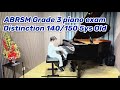 ABRSM Grade 3 Piano Performance Exam (Distinction 140/150) by Jimmy Zhang (5 Years Old)