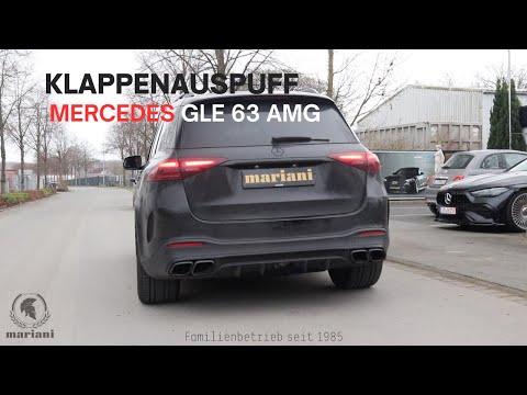 Mercedes GLE 63 AMG Klappenauspuff -  Sound von mariani ® Car Styling I Mercedes GLE V167 Tuning