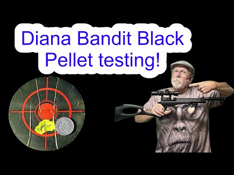 Diana Bandit Black: Pellet Accuracy Testing!