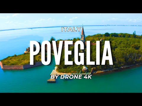 Poveglia: aerial drone tour in 4K
