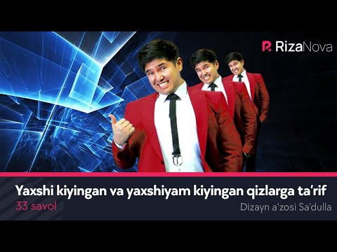 33 savol - Dizayn jamoasi a'zosi Sa'dulla Fatxullayev yorvordi