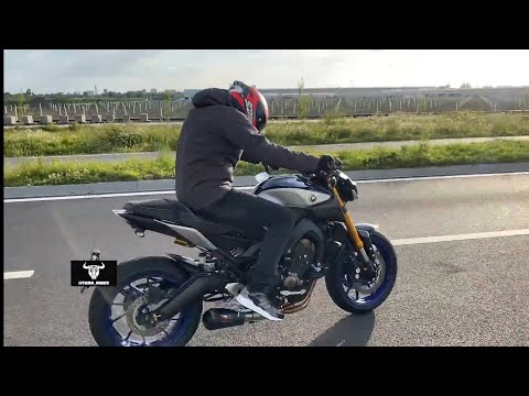 MT09 Austin racing EXHAUST SOUND: Quick shifter AR sound | fly by Yamaha FZ09