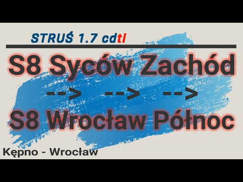 S8 SYCOW Zachód - A8 WROCŁAW Północ GPS [S8-A8][e2 Kępno-Wrocław] @BoczneDrogi