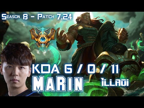 MaRin ILLAOI vs CAMILLE Top - Patch 7.24 KR Ranked