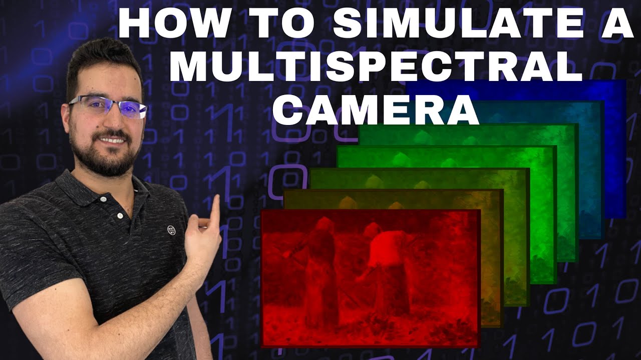 How to simulate a multispectral camera system in MATLAB?