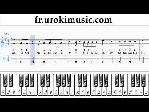 Cours de Piano (main droite) Lele Pons - Celoso Tuto Partitions um-i829