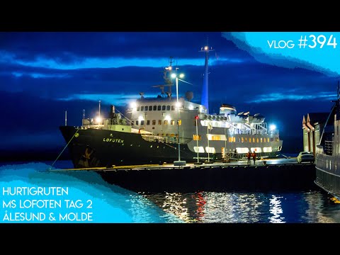 MS LOFOTEN (Hurtigruten) | Tag 2 | Ålesund & Molde | Vlog 394