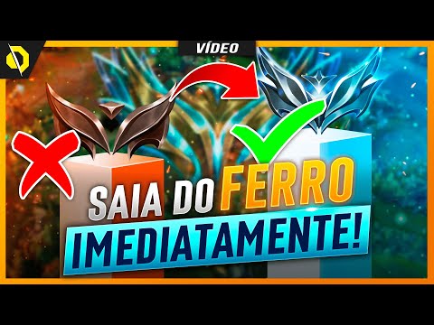 DESCUBRA COMO SAIR do FERRO no LOL! (Série do Ferro ao Desafiante)