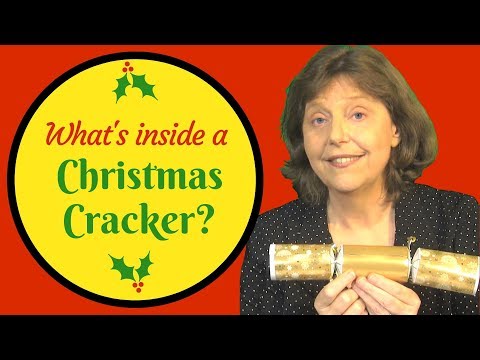 What's inside a Christmas cracker? Let's see!
