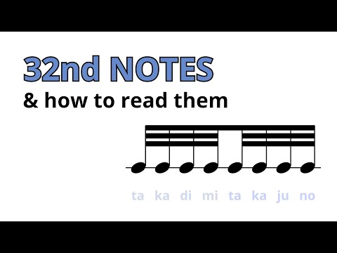 32nd Notes Are Easy to Read With the Right Syllables 🎵🥁