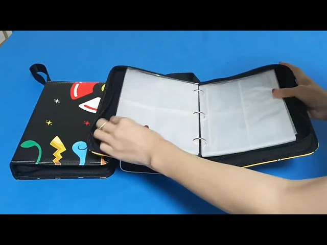 Vídeo relacionado con Euqvunn Album Cartas, 24 Hojas 432 Bolsillos Archivador Cartas, Álbum de carga lateral para Carta, Card Binder de almacenamiento de doble cara para TCG, MTG, Yu-Gi-Oh, carta deportivas (negro)