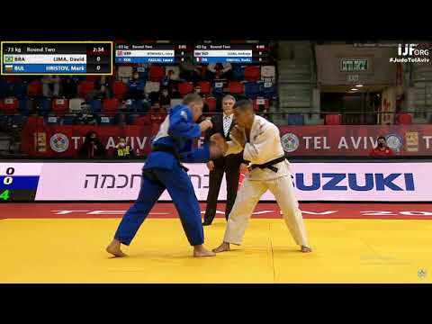 BRA Lima david vs BUL Hristov mark -73kg TEL AVIV grand slam 2021