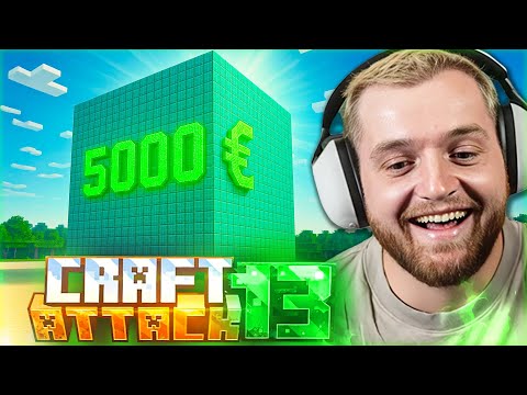 😍🤯Der BAU vom XXL CHARITY EVENT STARTET in Craft Attack 13!