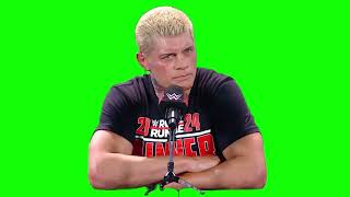 Cody Rhodes "seen a lot of memes...seen a lot of gifs" green screen