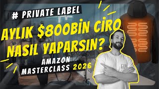 1 YILDA AYLIK 800k$ CİRONUN FORMÜLÜ 🔥  Amazon marka incelemesi! (Adım 