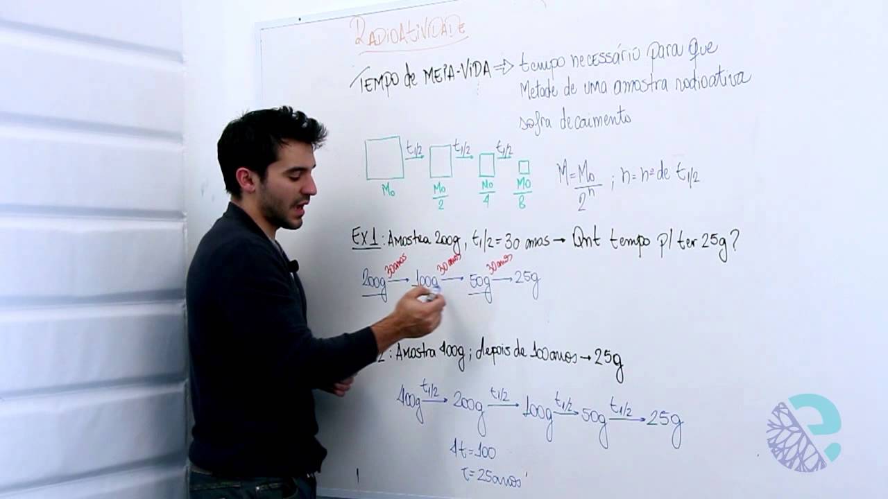 Radioatividade: tempo de meia vida