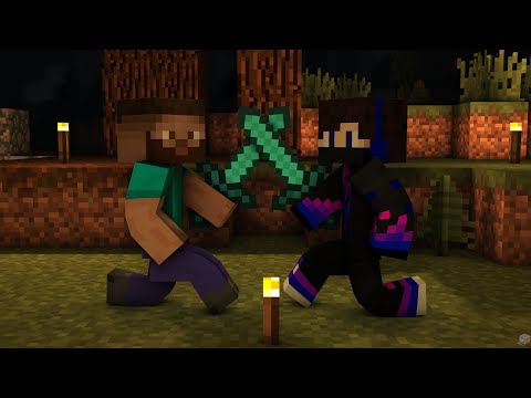 My friend Krishna op trying to PvP with me and I will defeat him easily in Minecraft