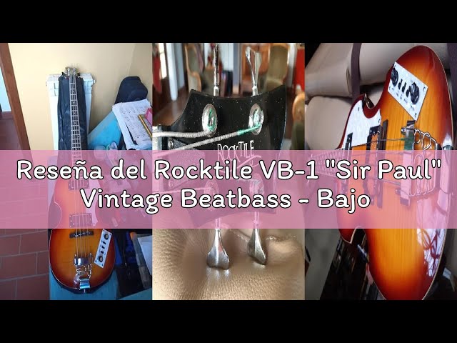 Vídeo relacionado con Rocktile VB-1 "Sir Paul" Vintage Beatbass - Bajo violín - Bajo eléctrico - Hollowbody - 2 Humbucker - Sunburst