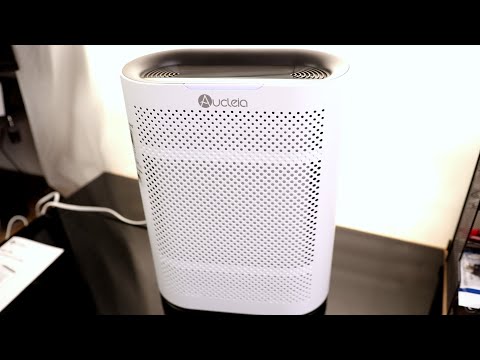 Ambersky Air Purifier for Home, True HEPA Filter for Large Room Up To 2500 Sq Ft, Sleep Mode, 5 Fan Speeds, 360° Air Cleaner for Pet Hair, Smoke, Dust, Odor video review thumbnail