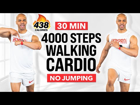 30 Minute Walking Workout for Weight Loss | 4000 Steps | No Jumping | Easy Cardio | Walk at Home