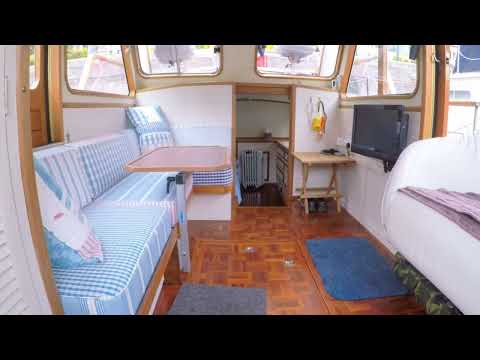 Dutch Steel Motor Cruiser 40ft with London mooring - Boatshed - Boat Ref#334261