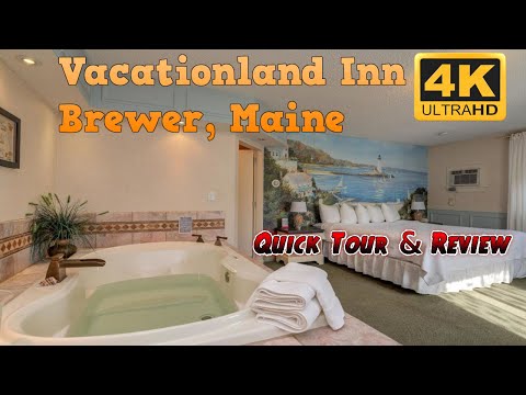Staying at the Vacationland Inn!  Walking Tour, Amenities & Overview of this resort in Brewer, Maine