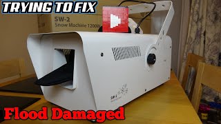 Flood Damaged SNOW MACHINE - Can I Repair it?