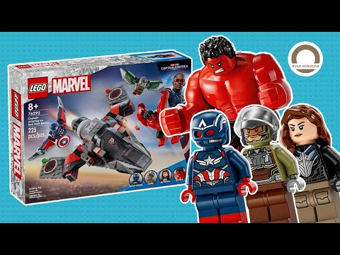 LEGO Marvel 76292 Captain America vs Red Hulk Battle Speed Build