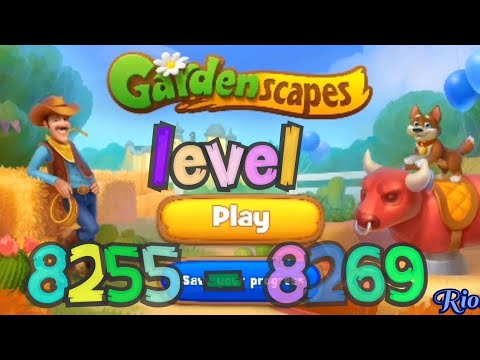 Game Gardenscapes level 8255 - 8269 ❤️ Gameplay Well Done