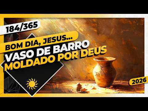 VASO DE BARRO: MOLDADO POR DEUS – Bom dia, Jesus! 184/365 (2026)