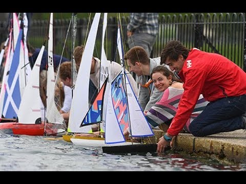 Race race race! Solent students put their model yachts to the test