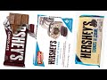ASMR Unwrapping HERSHEY S Chocolate Candy Bars Hershey S Cookies N Crème Cupcakes