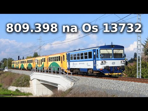 Vláčkaři jsou u toho | 809 398-1 na Os 13732 v Bohuňovicích! (26. 9. 2022)