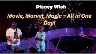 Disney Wish Sea Day Vlog | Full Day of Fun, Food & Magic on Disney Cruise 2025 (Day 2)