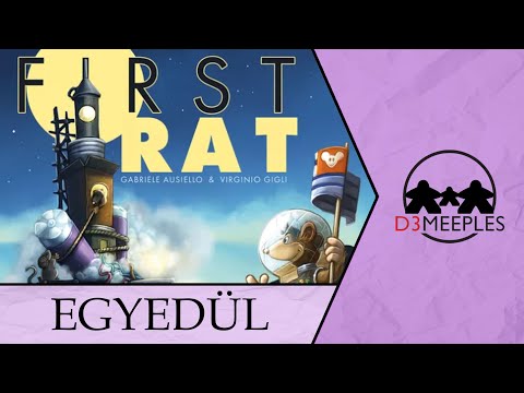 EGYSZEMÉLYES JÁTÉK: FIRST RAT - d3meeples
