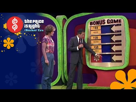 Bob Barker Has Fun With Contestant While Playing Bonus Game - The Price Is Right 1983