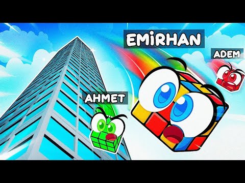 KÜP Olarak 9,999,999 Metre Aşağı Düştük! 🧊 | Roblox