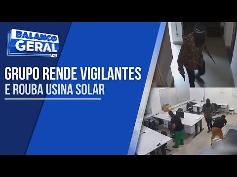 GRUPO RENDE VIGILANTES E ROUBA USINA SOLAR EM VÁRZEA DA PALMA
