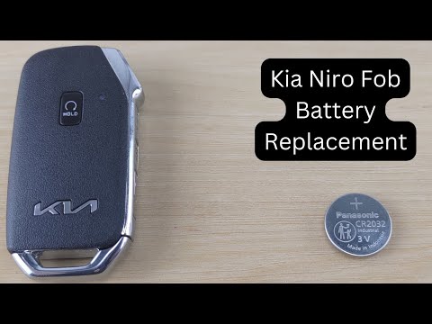 How To Replace or Change Kia Niro Remote Key Fob Battery 2022 - 2023